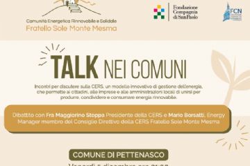 Comunit&#224; Energetica Rinnovabile e Solidale – Incontro a Pettenasco Venerd&#236; 5 Dicembre ore 21.00