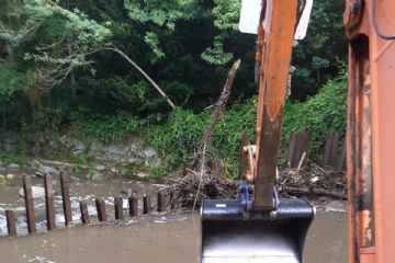 Lavori di pulizia briglie sul Torrente Pescone, dal 05/02 divieto di sosta su Via per Armeno