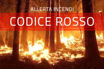 Emergenza incendi boschivi - massima allerta